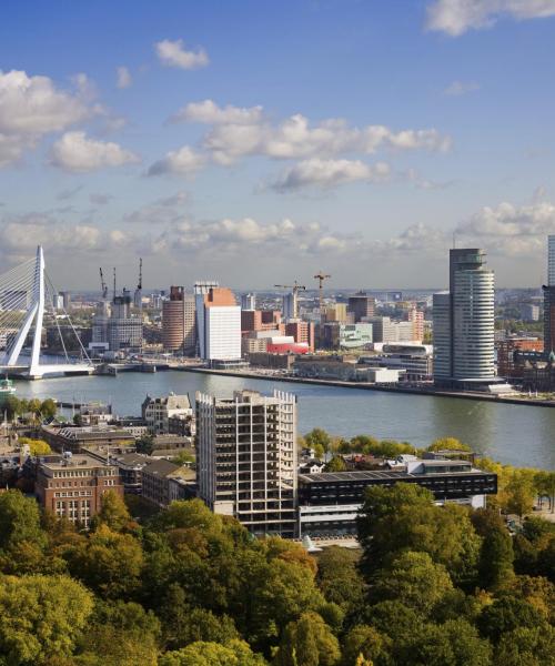 Quartier de Rotterdam où les voyageurs préfèrent séjourner.