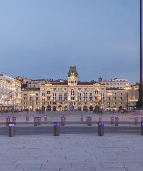 Uno de los puntos de referencia más visitados en Trieste.