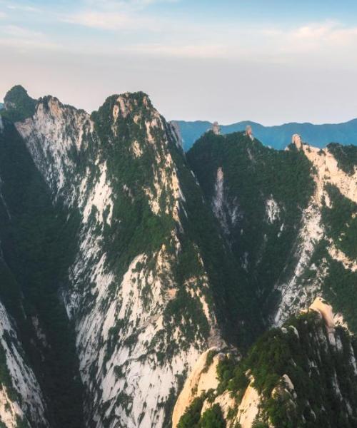 Ein schöner Blick auf die Region Shaanxi