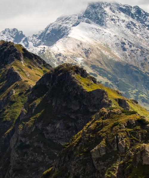 Gražus regiono Carpathians - Romania vaizdas