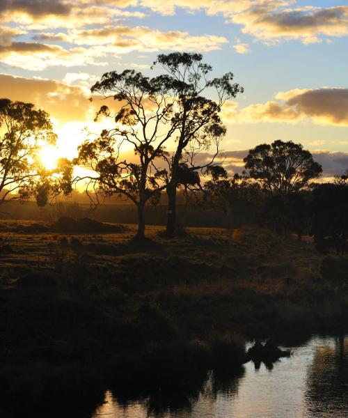 Όμορφη θέα της περιοχής Riverina