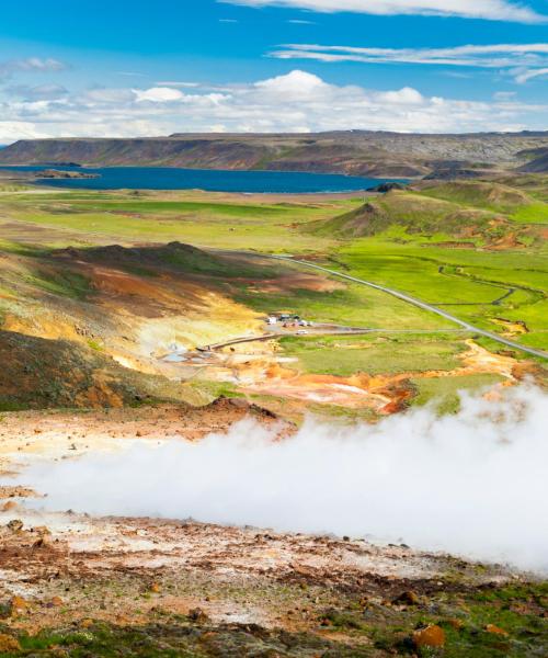 Prelep pogled na regiju Reykjanes