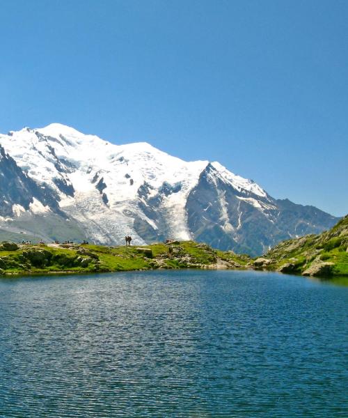 Krásny pohľad na región Mont Blanc - France