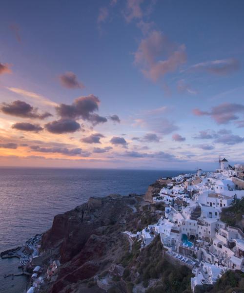 Regiooni Santorini Caldera kaunis vaade