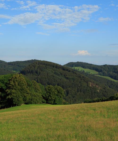 Pemandangan indah Basel-Landschaft