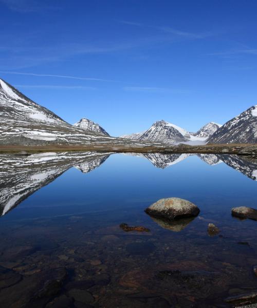 منظر جميل في Lapland Sweden