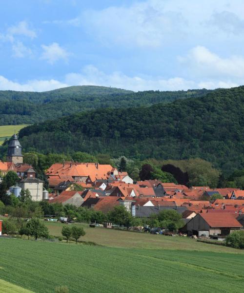 Una bonita panorámica de Rennsteig