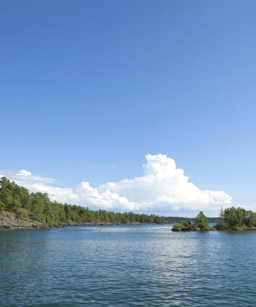 Gražus regiono Vättern vaizdas