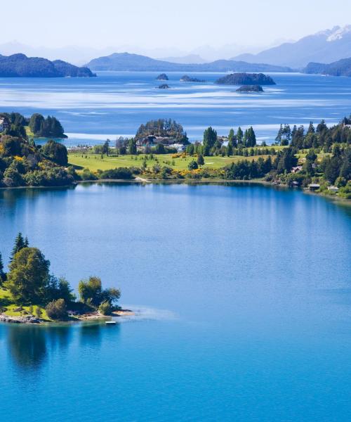 Красивый вид региона Bariloche Lakes