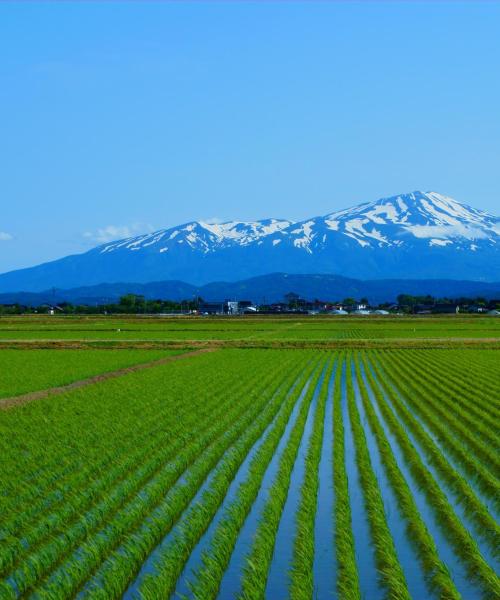 Όμορφη θέα της περιοχής Yamagata