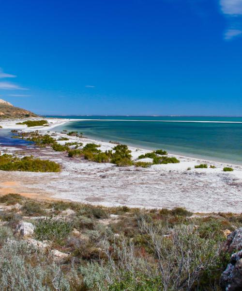 Pemandangan indah bagi Shark Bay Australia