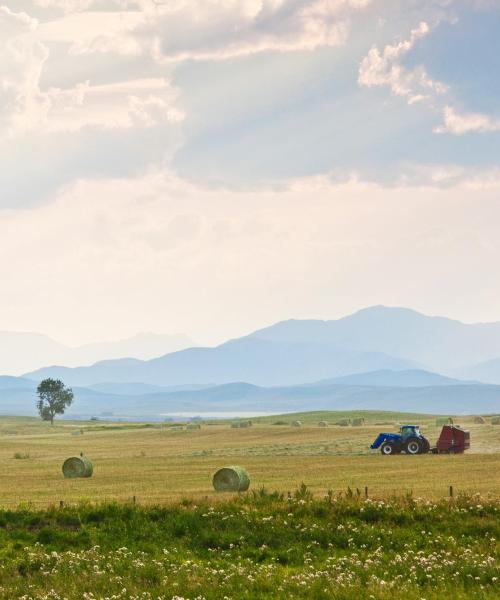 Gražus regiono Southern Alberta vaizdas