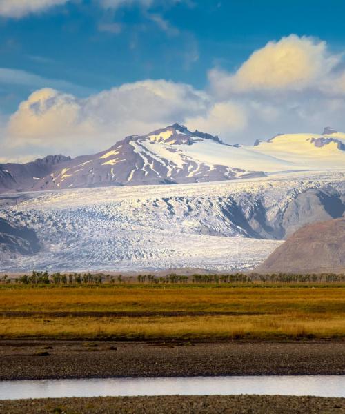 Красивый вид региона Vatnajokull Glacier