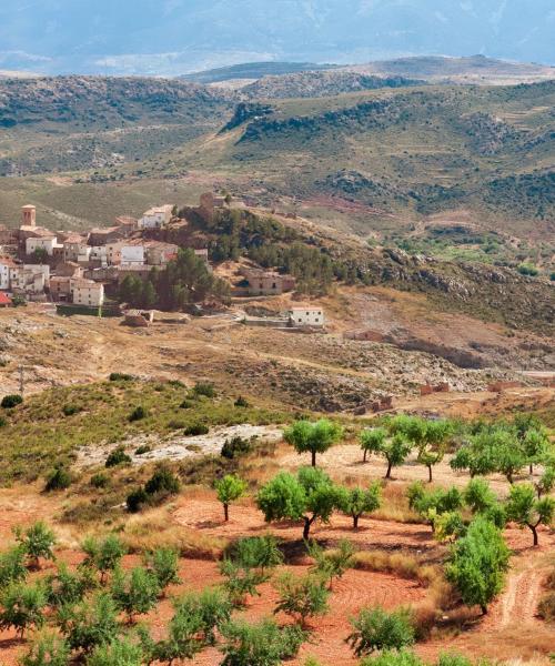 Čudovit pogled na regijo Zaragoza Province