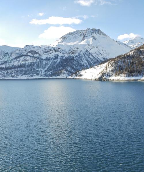 נוף יפה של Tarentaise Valley