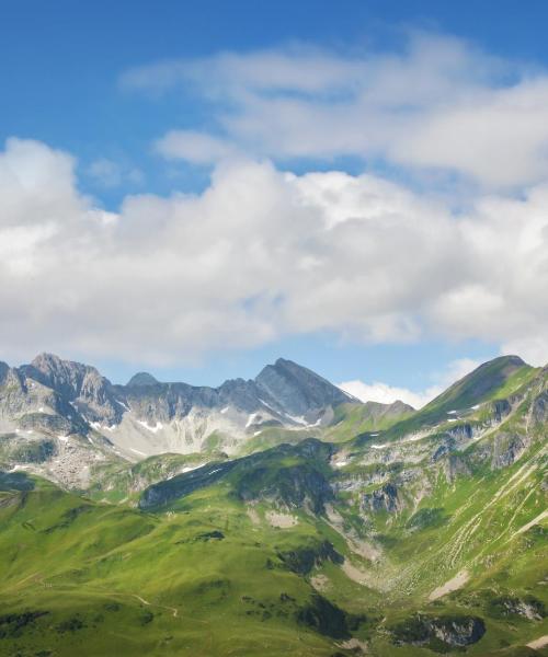 Uma bela vista de Vorarlberg