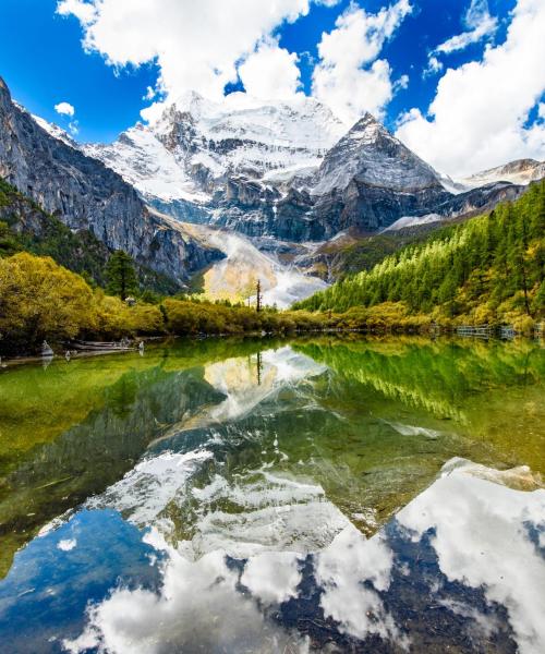 Een mooi uitzicht op Sichuan