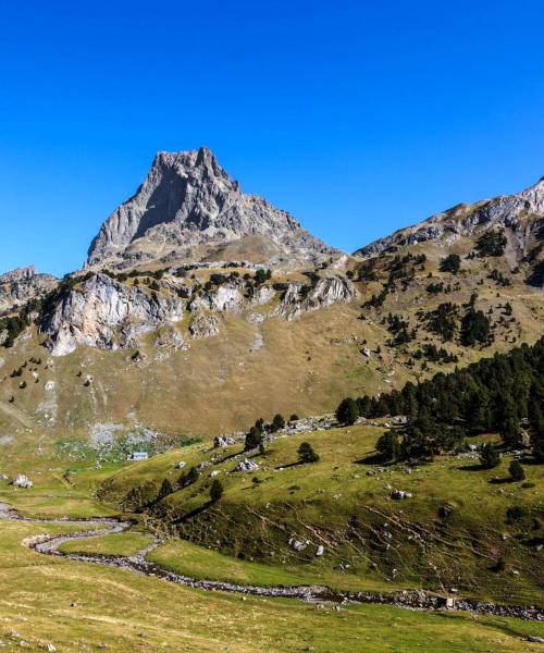 Krásny pohľad na región French Pyrénées