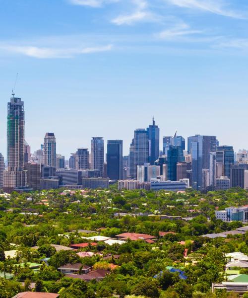 Ein schöner Blick auf die Region Metro Manila