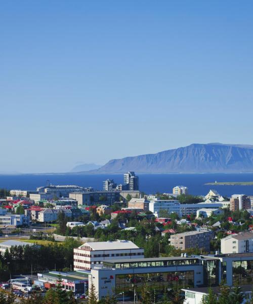 Uma bela vista de Reykjavik Greater Region