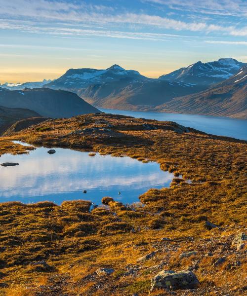 Uma bela vista de Valdres