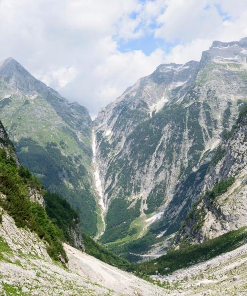 Čudovit pogled na regijo Julijske Alpe