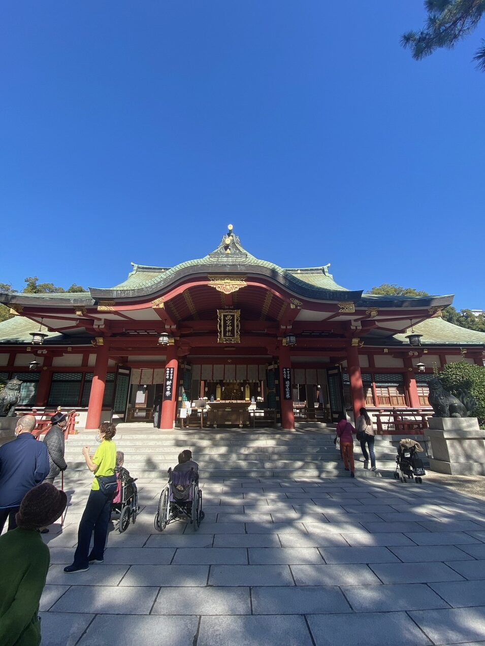 何と言っても西宮神社本殿は凄いパワースポット　商売繁盛や金運アップ