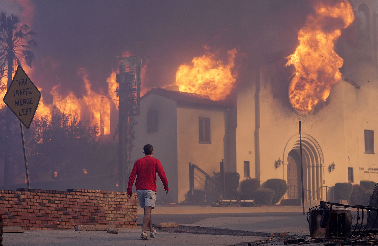 California congregations vow to help neighbors even as their buildings are lost to fires