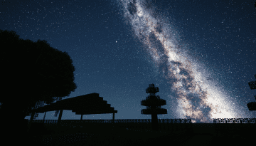 Milkyway Galaxy Night Sky Resource Pack 1.19 / 1.18