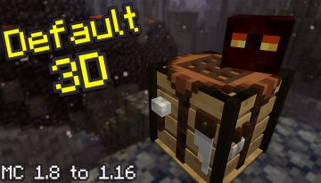 Default 3D Resource Pack 1.16 / 1.15