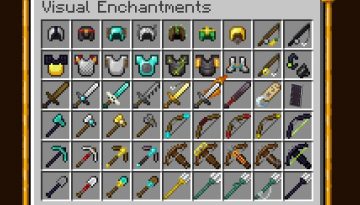 Visual Enchantments Resource Pack 1.20 / 1.19