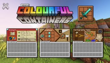 Colourful Containers GUI Resource Pack 1.21 / 1.20