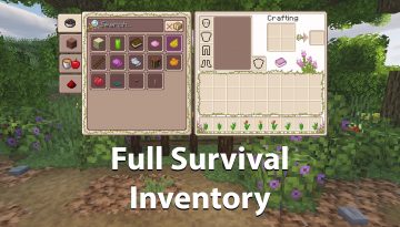 Overgrown Flowery GUI Resource Pack 1.21 / 1.20