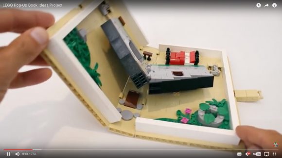 【動画あり】これは欲しい！「飛び出す絵本を再現したLEGO」が海外で話題