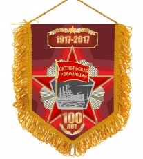 Вымпел 100 лет Революции  фото