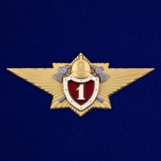 Знак Классный специалист МЧС 1-го класса - для сотрудников ФПС ГПС  фото