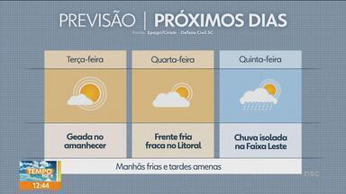 Confira a previsão do tempo para Santa Catarina - Confira a previsão do tempo para Santa Catarina