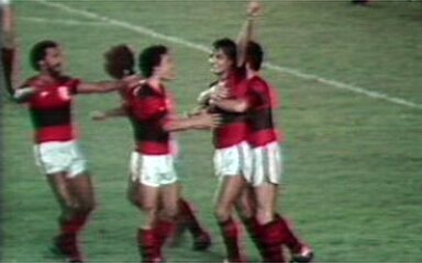 Em 1983, Flamengo vence o Santos e é campeão brasileiro