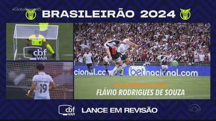 Confira os áudios do VAR nos lances polêmicos do jogo entre Vasco x Grêmio