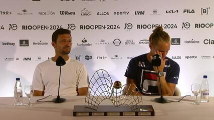 Rafa Matos se emociona ao falar da família após título no Rio Open: "São tudo para mim"