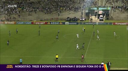 Treze e Botafogo-PB ficam no empate pela Copa do Nordeste