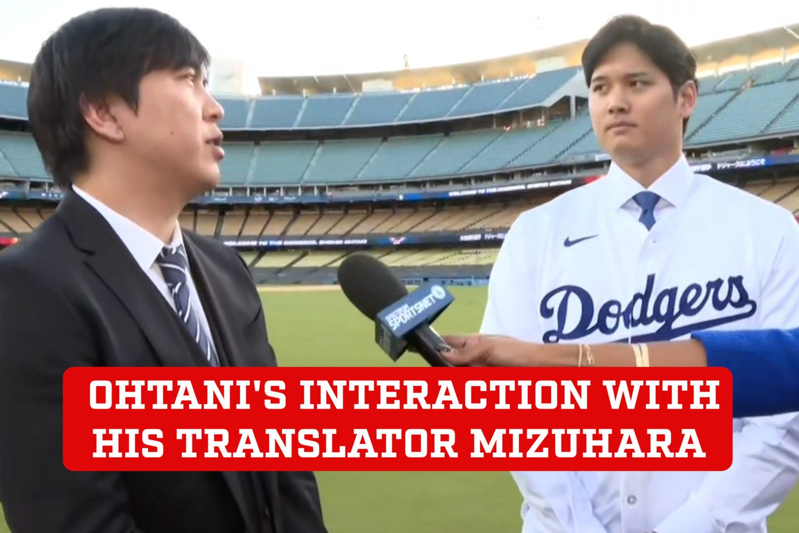 Here was the interaction between Los Angeles Dodgers star Shohei Ohtani and his translator Mizuhara