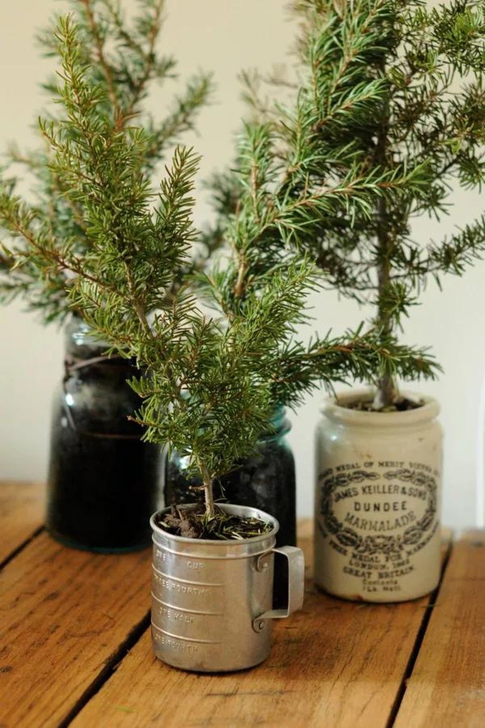 10 árvores de Natal para espaços pequenos (Foto: Reprodução / Pinterest) — Foto: Casa Vogue