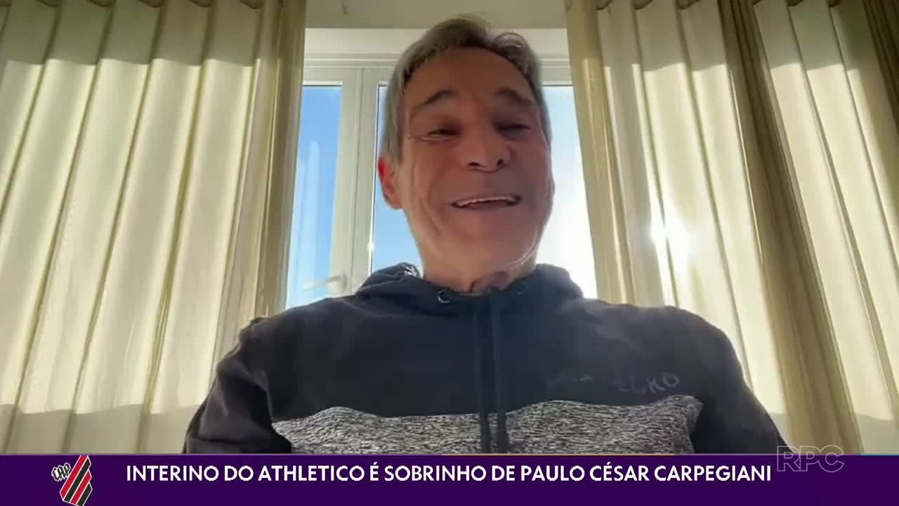 Interino do Athletico é sobrinho de Paulo César Carpegiani