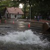 Vazamento em tubulação de água na Lagoa, Zona Sul do Rio - Márcia Foletto/Agência O Globo/02-06-2022