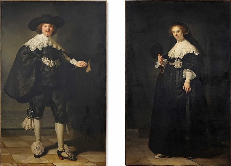9º - 'Pendant portraits of Maerten Soolmans and Oopjen Coppit', de Rembrandt, foi adquirida por US$ 180 milhões