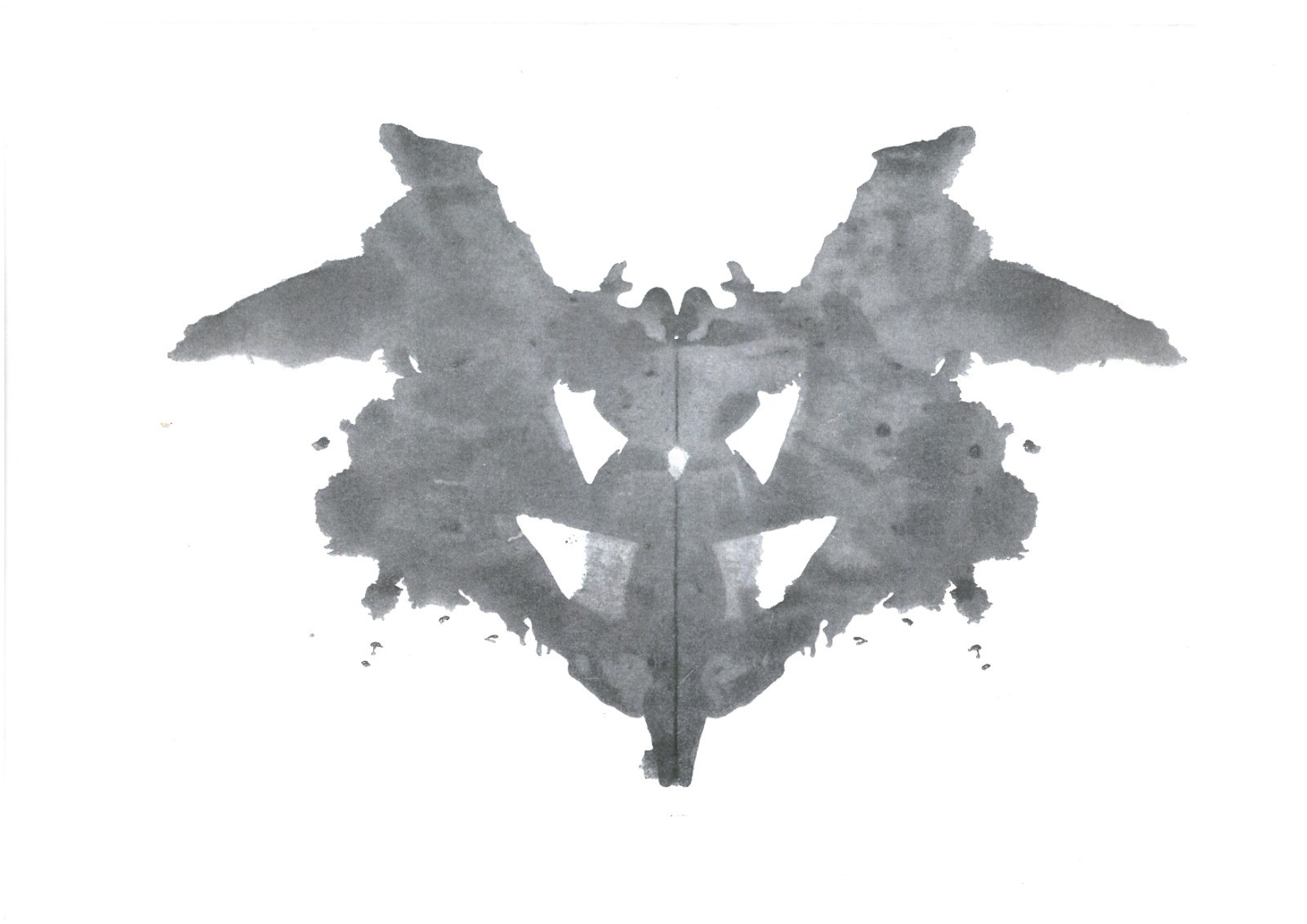 As imagens do teste de Rorschach — Foto: Reprodução