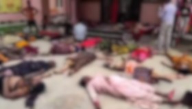 Pelo menos 60 pessoas morrem esmagadas após tumulto em evento religioso na Índia