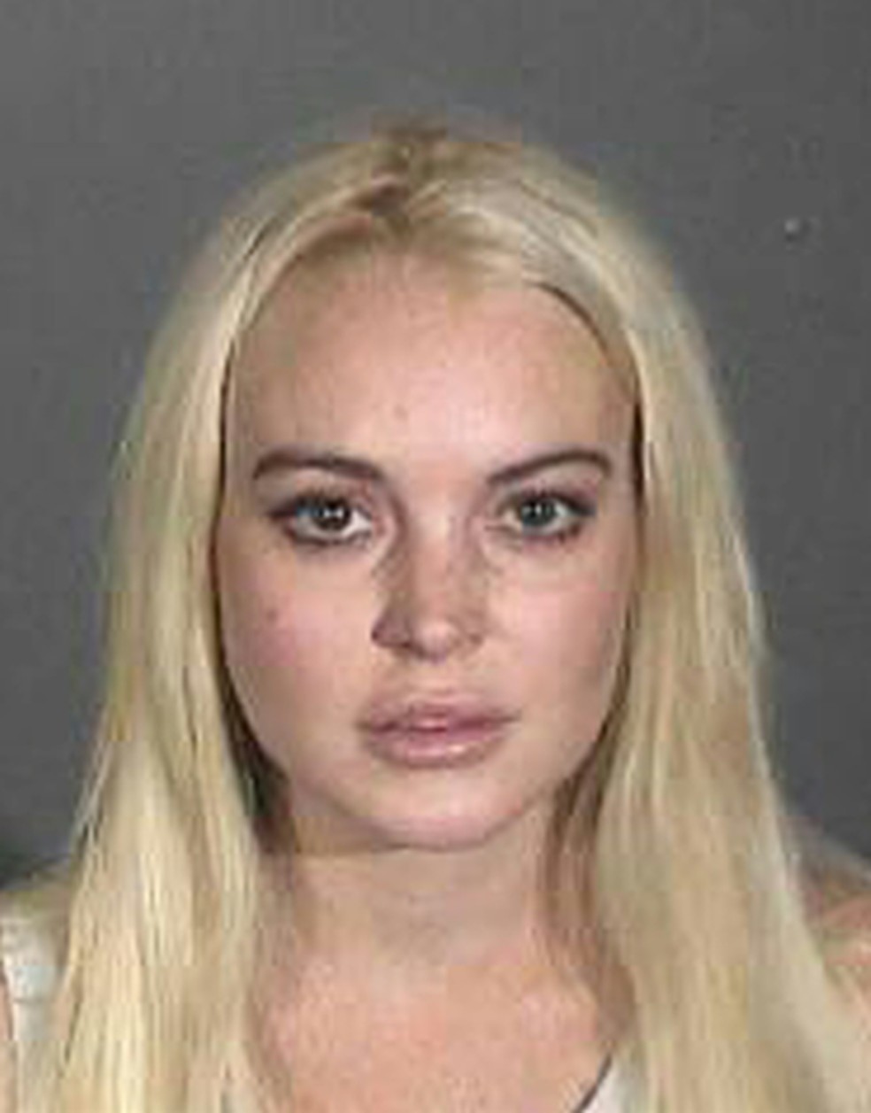 'Mug shot' de Lindsay Lohan — Foto: AFP