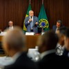 Presidente Lula em reunião ministerial  - Brenno Carvalho / Agência O Globo